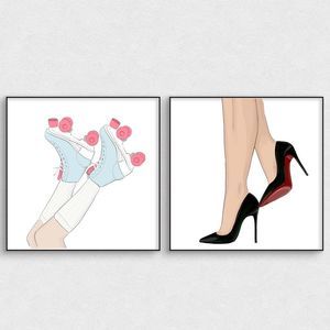 Do Both Set of 2 Original Art Prints in Color 8x8